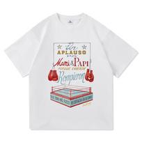 Residencia Tour Boxing T-shirt Bad Bunny Men Women Clothing High Quality Y2K Tops for Lover Gifts Cotton Shirts S