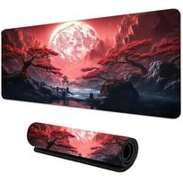 Ink Landscape Scenery Mouse Pad Large Gaming Mousepad Durable Desk Pad Office Carpet for Computer Mouse Non-slip Rubber Mat 250X290X2MMOverlock