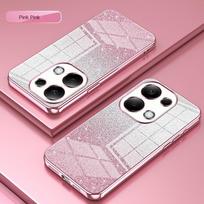 For Infinix Note 40 Pro Case Soft TPU Fashion Bling Glitter Slim Protective Back Cover Case For Infinix Note40 30 Pro 30i 30Vip For Note 40 Pro 5G rožinė