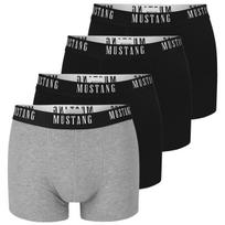 Mustang Bokserki Męskie 4 Sztuki Zestaw Bawełna Logo Kolor Rozmiar Xl