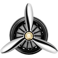 Car Air Freshener Propeller Vent Clip Essential Oil Perfume Diffuser Fan Decor Car Perfume Diffuser Air Force Propeller Shape Air Freshener Air Vent gray