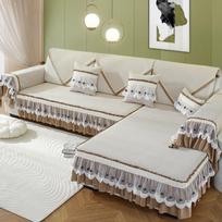 Teddy Velvet Sofa Cushion Waterproof Sofa Cover Cover Four Seasons Universal Disposable Sofa Towel All-inclusive Non-slip Mat. 76*70 gray