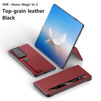 LANGSIDI Flip Phone Case for Honor Magic V2 VS2 V3 VS3 VS with fundas Wriststrap bracket Stand Leather Cover honor magic VS3