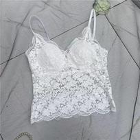 Ilgo stiliaus nėriniuota juosta gražiai atrodanti apatinė dalis moterims Stumiamoji be lankelių liemenėlė Camisole Liemenė Juosta Apatiniai drabužiai M gray