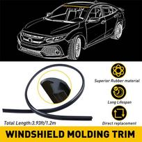 1× Priekinio viršutinio stiklo apdailos juosta Honda Civic 2006-2011 m. gray