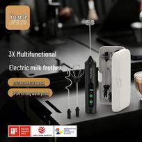 Circle Joy Įkraunamas elektrinis pieno putų plakiklis ir maišytuvas