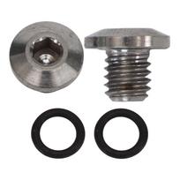High Performance Bicycle Bleed Screw Kit 2pcs with O Rings for Brake Systems juoda