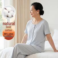 Women's Summer Cotton Lounge Pajama Set 175