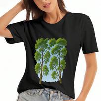 Great Barrier Reef Corals Ladies Cotton T Shirt, Premium Cotton Quality Print, Durable And Longlasting, Casual Fashion, Perfect For Ocean Lovers And M S įvairiaspalvis