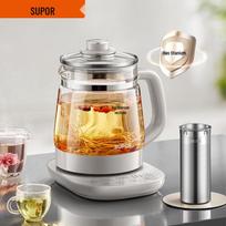 SUPOR 1.5L Multi-function Glass Wellness Kettle CN plug (adapter included)