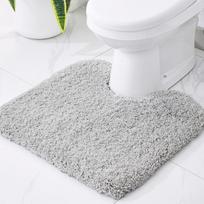 1pcs Thicken Soft Bathroom Floor Mat Bathtub Absorbent Pad Toilet U-shaped Anti Slip Foot Pads Washable Floor Mat That Is Not Easy To Shed Hair Square pad 40*60cm
