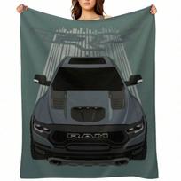 Ram 1500 T-ShirtRam 1500 TRX - Anvil Grey Throw Blanket Sofa Decoratives Warm Blankets S įvairiaspalvis