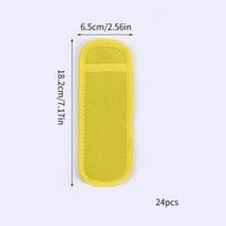 24Pcs Reusable Ice Pop Sleeves Popsicle Bags Antifreezing Ice Pop Holder Freezer Pop Holders