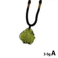 Natural Unique Crystal Quartz Necklace Impact Glass Unisex Pendant Necklace Pendant Green Meteorite Stone S8N0 Moldavite Y2K5