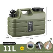 11/12/18.5/25L Water Jug Camping Large Capacity Water Bucket With Detachable Faucet Leak-Proof Portable Car Water Tank Carrier