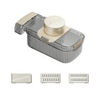5 Interchangeable Blades Multi Functional Slicer Manual Operation Vegetable Slicer  Meal Prep Style 1