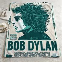 music B-Bob Dylan-N Throw Warm Soft Flannel Blanket, Multi-use for Sofa Bed Camping Travel Nap 75cmx90cm