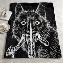 anime P-Parasyte-e Throw Warm Soft Flannel Blanket, Multi-use for Sofa Bed Camping Travel Nap 75cmx90cm
