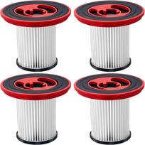 4 vnt. 12040193 filtras Bosch Unlimited Serie 7 belaidžiam dulkių siurbliui BKS711XXL BBS711W BBS712A BCS711GB BKS711MALL, plaunamas HEPA filtras balta
