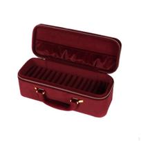 Bangle Case Bracelet Display Jewelry Storage Box Watch Organizer Featuring Velvet Material High raudona