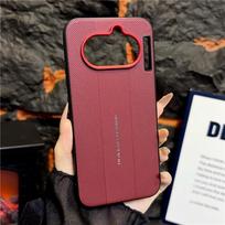 For Nothing phone 4A Case Red Camera Frame Luxury Textured Ultimate Design Leather Protective Soft Case Cover Nothing Phone (4a)