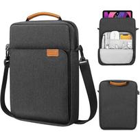 9/11/13.3 inch Tablet Sleeve Case Concealed Hand Strap Universal Shoulder Bag Wear-resistant Shockproof Notebook Case