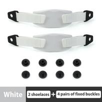 New DIY Shoelaces For  Shoes EVA Holes Shoes Heel Strap Adjustable DIY Shoes Accessories Gift For Ladies And Children balta