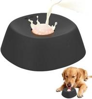 Anti-Choking No Spill Dog Bowl - Slow Feeder with Rolling Ball for Bone Broth, Yogurt, Liquid Treats - Non-Slip Pet Lick Bowl