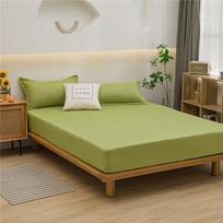 Naujas medvilninės paklodės patalynės komplektas Lovos čiužinio užvalkalas su elastinėmis juostomis Dvigubas lininis, neslystantis reguliuojamas lovatiesis 120x200cm Only A Sheet