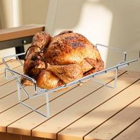 Chicken Holder Grill Rack, Leg Drumstick Ribs Rack for Grilling Family Feasts