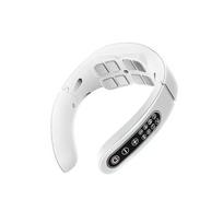 Electric Neck Massager EMS Pulse Rechargeable USB Cervical Traction Therapy Massage Stimulator Pain Relief Heating Function balta