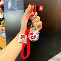 2026 FIFA World Cup Official Commemorative Keychain - Fan Collection Trophy Pendant Portable Soccer Keyring USA Canada Mexico Event Souvenir A