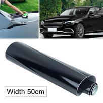 Bendras vinilo apvyniojimas automobilių išorės apdailai 1,52 M nuimami priedai PVC profesionalūs blizgūs juodi automobilių lipdukai Automobilių lipdukai 10CM