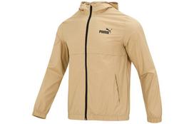 PUMA Jackets Men's Khaki Hooded Moderate Other 849462-84 XL