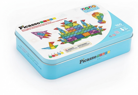 Magnetinis konstruktorius Picasso Tiles Pencil Case PN04, 100 vnt., įvairių spalvų