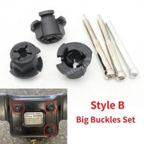 Car ACC Cruise Radar Mounted Bracket Fixed Clips For Chrysler 300C For Dodge Charger Durango Challenger For Jeep Grand Cherokee Style B Big Set