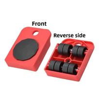 New Multi-functional Furniture Lift Mover Adjustable with 4 Wheels Furniture Lifter Tool Heavy Furniture Mover Home Moving