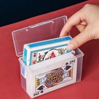1/3pcs Poker Box Transparent Poker Box Game Card ID Card Star Card Storage Box