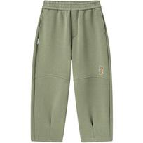 MiniPeace Girls' Winter Long Sweatpants 110 džiunglių žalia spalva