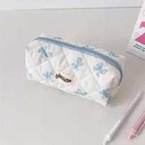 Creative Large Capacity Pen Bag Bowknot Multi-function Stationery Storage Bag Stationery Organizer Gift
