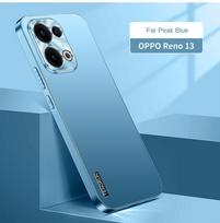 For OPPO Reno 13 13 Pro Streamer Matte Metallic Paint Anti-Drop Anti-Fingerprint Hole Phone Case For OPPO Reno 13 mėlyna