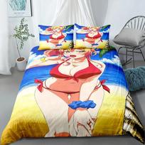 3D Print Anime Yame Yukana Bedding Set Soft Comforter Cover With 1/2pcs Pillow Shams For Kids Adults Microfiber Quilt Cover 135x200cm