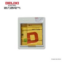 DELIXI Electric CDPZ30s-4 Surface Mount Distribution Box 4-Circuit Single Row Surface Mount Milky White