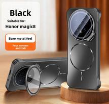 For Huawei Honor Magic 8 Pro Case Hard Slim Magnetic wireless charging Lens Stand Protect Back Cover Case For Magic8 8Pro Shell Honor Magic8 Pro juoda