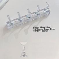 5Pcs Multi-color Magnetic Nail Art Holder Reusable DIY False Nail Tip Practice Stand Crystal Base Nail Art Display Stand