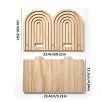 Multi-Layer Design Wall Mounted Shelves Decorative Wooden Shelves Boho Shelves  Living Room storage rack