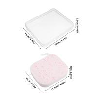 1Set Multi-Function Facial Cleaning Sponges Pva Exfoliating Face Scrubber for Daily Cleansing Makeup Removal Travel Portable