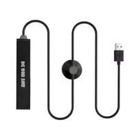 Multifunctional Fish Tank Heater Metal Heating Rod Adjustable Temperature Aquarium Accessory for Mini Indoor Aquariums 5W