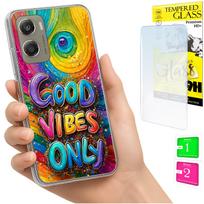 Etui Do Motorola Moto G06 / G06 Power Obudowa Case Plecki Vibes + Szkło