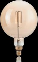 4W LED lemputė E27, 2200K, gintaro spalvos, 130187